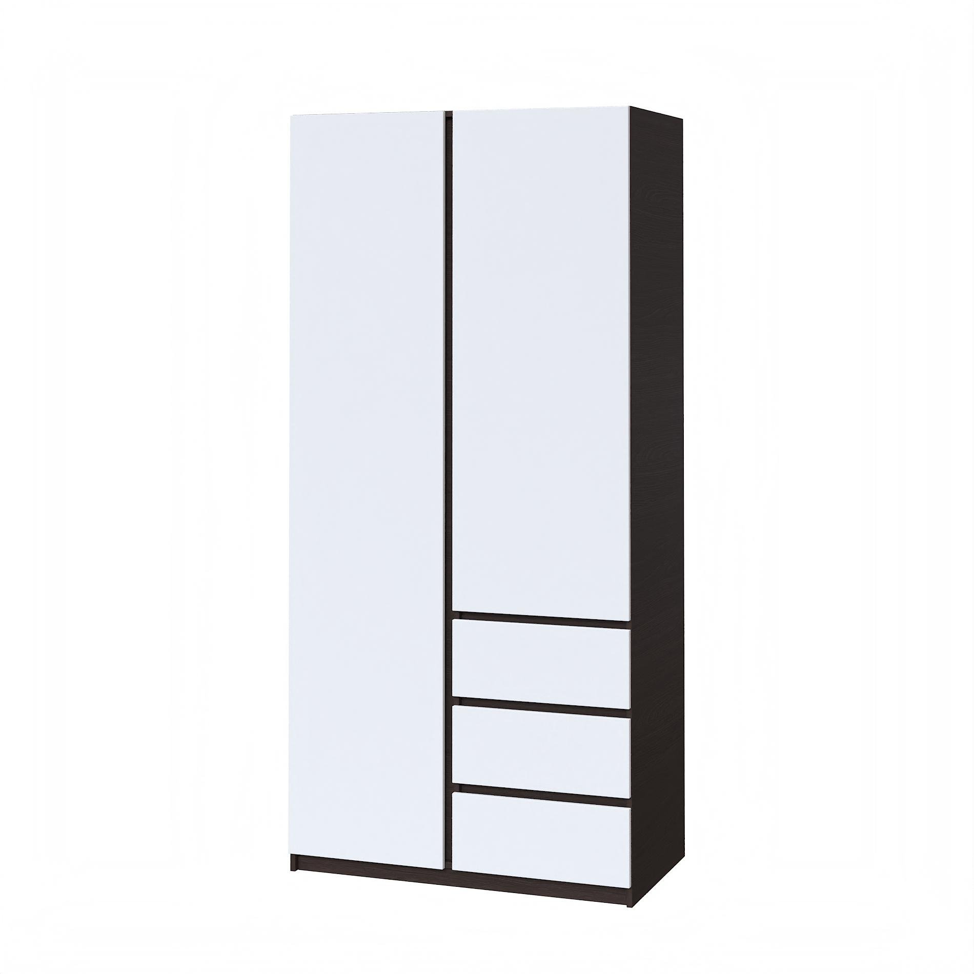 Шафа Брайт Мастер Форм телескопічні напрямні 1000х520х2000 мм Венге магія/Білий - фото 1 Шафа Брайт Мастер Форм телескопічні напрямні 1000х520х2000 мм Венге магія/Білий - фото 1