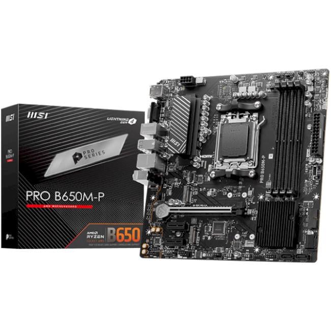 Материнская плата MSI PRO B650M-P Socket AM5/DDR5/Micro-ATx/HDMI/DP - фото 5