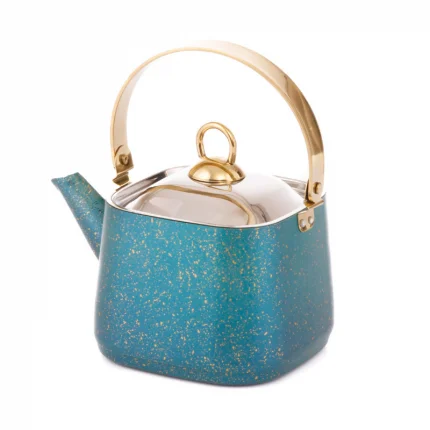 Чайник для плити Evren 0668 квадратний 2,25 л Бірюзовий (25401748)