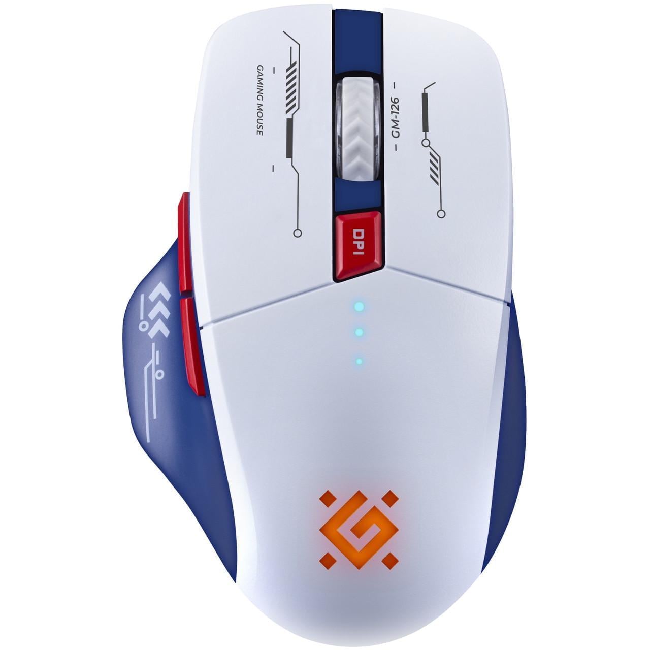 Компьютерная мышка Defender Tisa GM-126 LED Wireless/Bluetooth White/Blue (52126)
