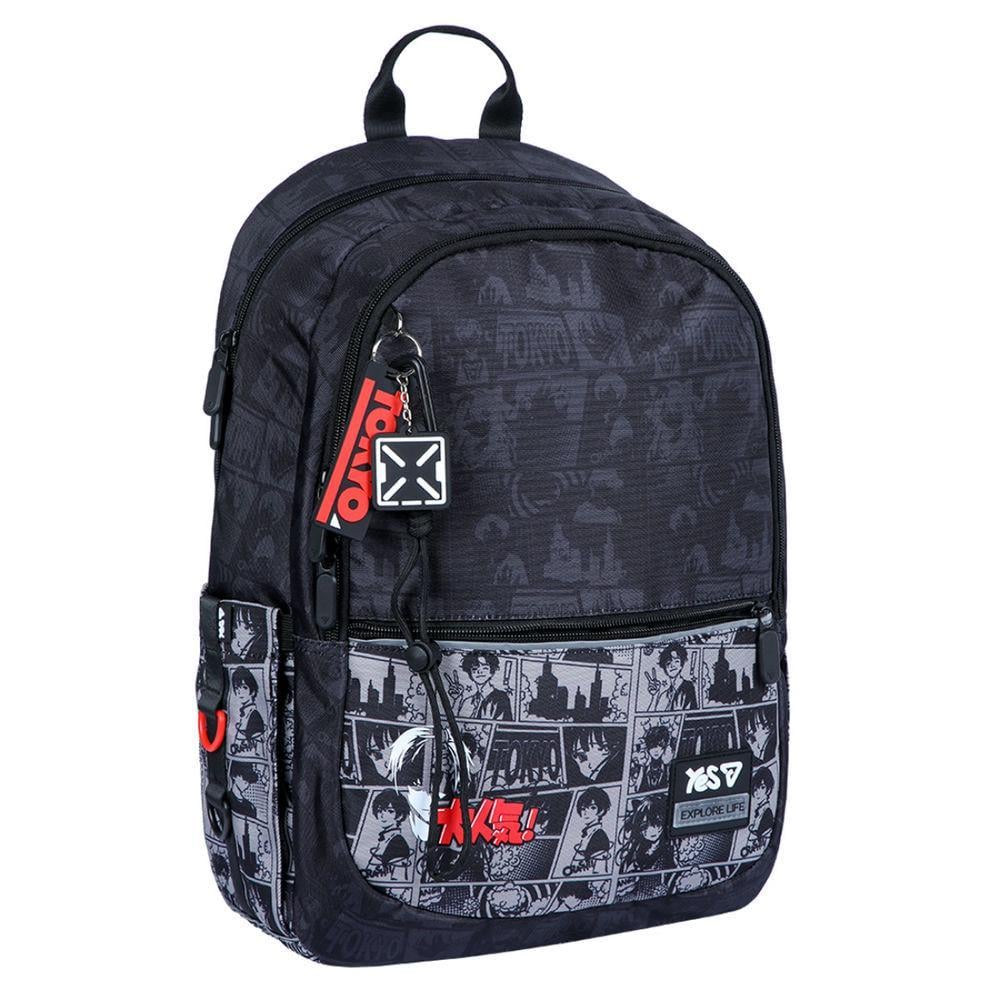 Рюкзак YES Tokyo 44x29x16 см 20,4 л Чорний (550364)
