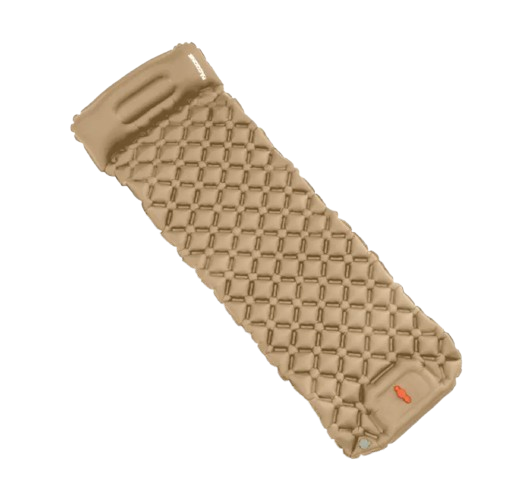 Килимок надувний PACOONE з подушкою та вбудованим насосом Apricot (llm-6yi-g7f) - фото 1 Килимок надувний PACOONE з подушкою та вбудованим насосом Apricot (llm-6yi-g7f) - фото 1