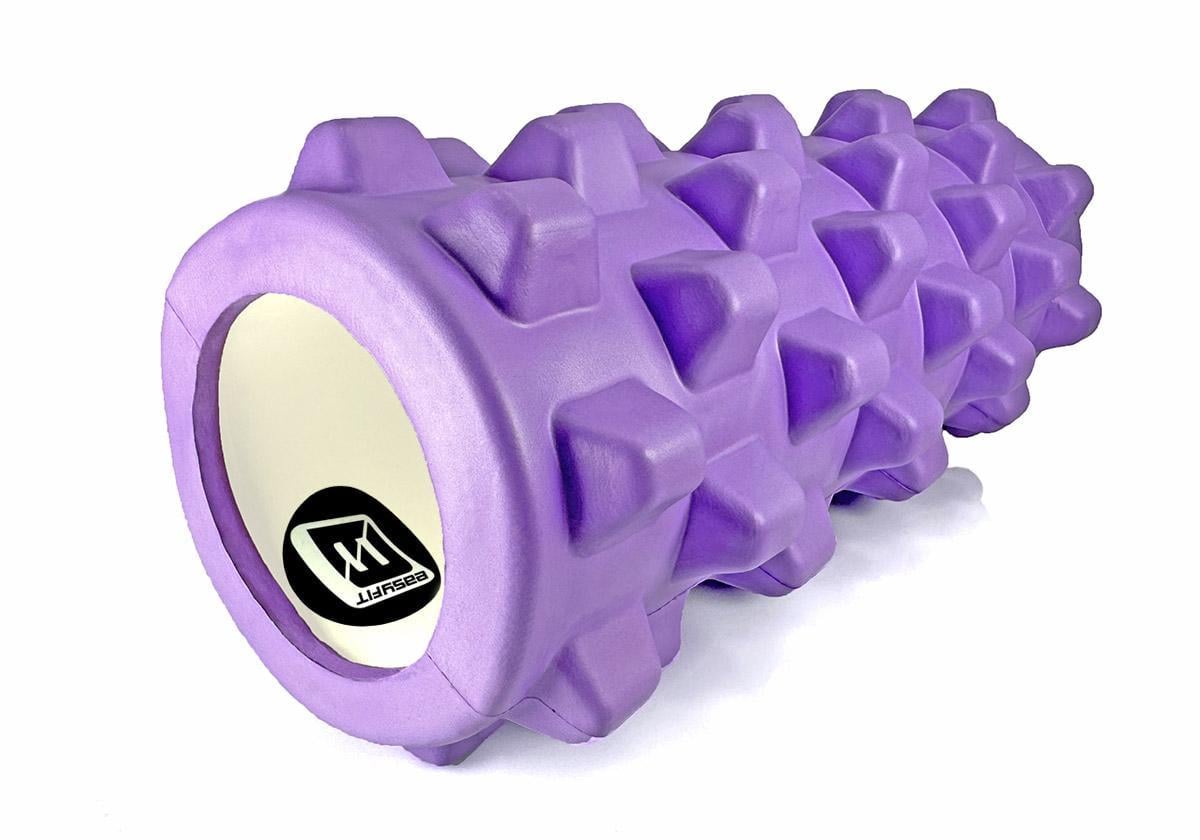 Массажный ролик EasyFit Grid Roller PRO 33 см Фиолетовый (EF-2015-V)