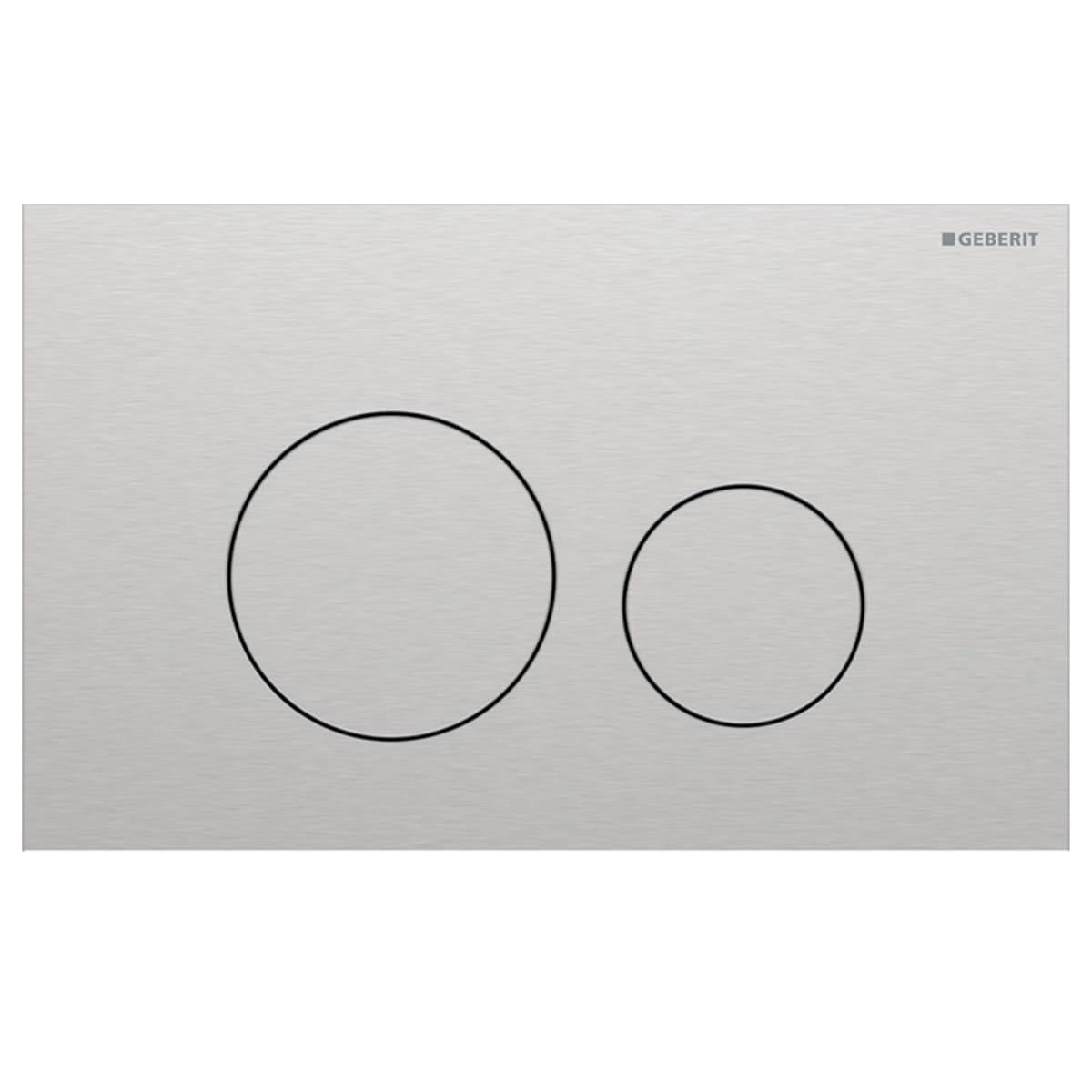 Кнопка для установки Geberit Sigma 40 Round прямоугольная Серый матовый (115.628.FW.1)