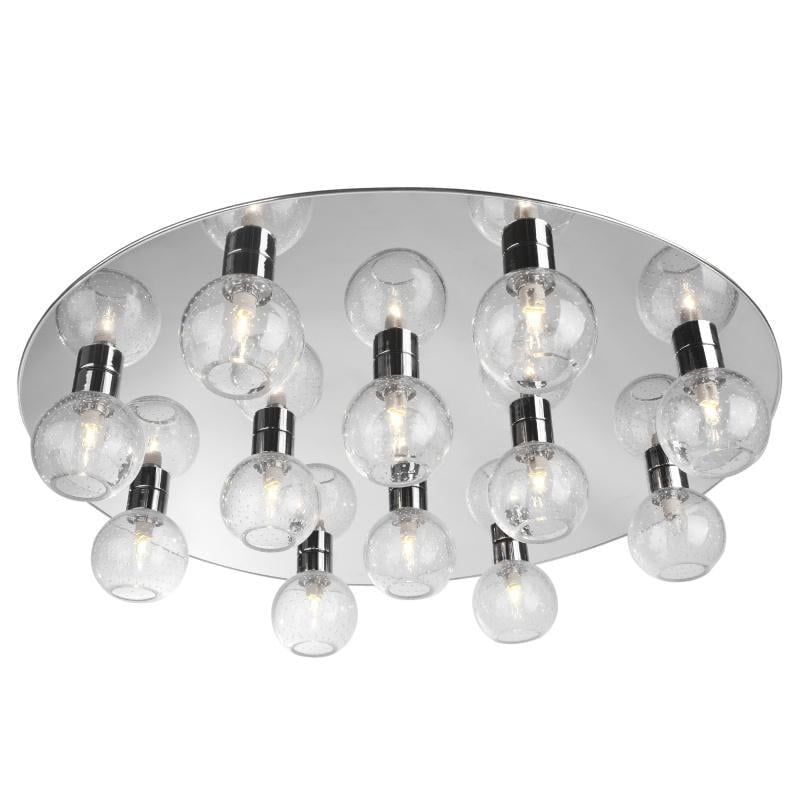 Люстра потолочная для спальни прованс молекула с подсветкой лофт Brille BL-659C/12 G9/LED WH