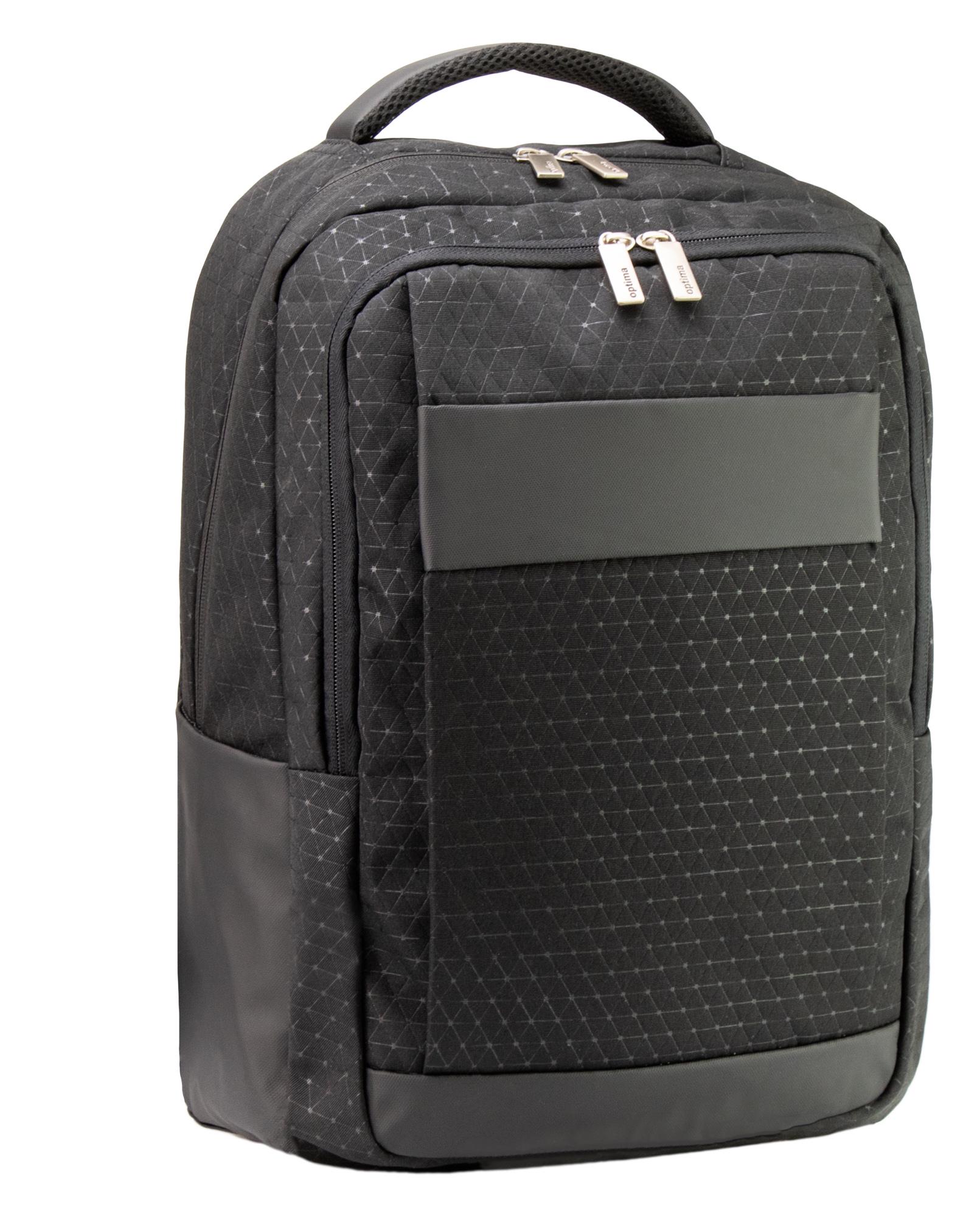 Рюкзак Optima 43x31x17 см 16-25 л Черный (O96909-01)