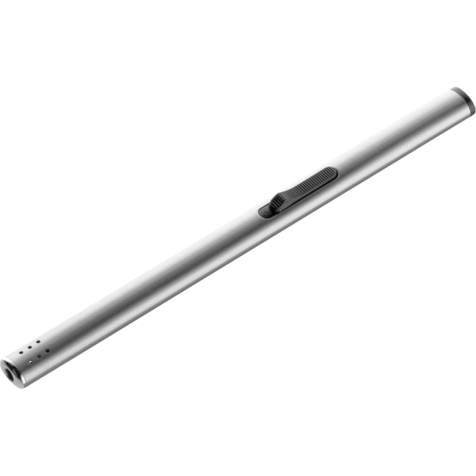 Зажигалка газовая бытовая с регулировкой пламени универсальная металлическая Серый (24788270)