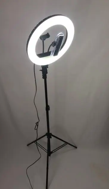 Кільцева лампа Ring Light RL14 36 см зі штативом 2 м та пультом управління - фото 6