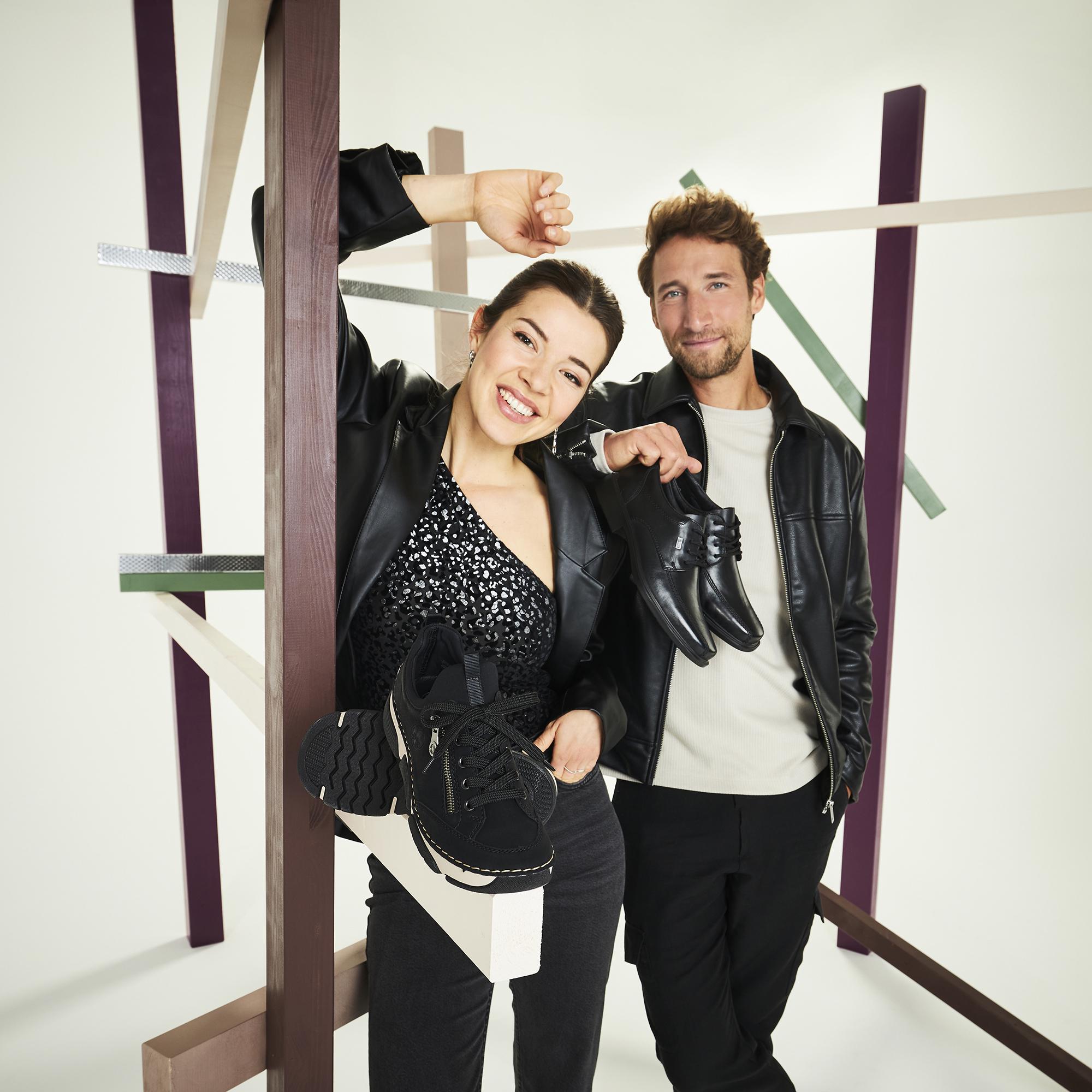 Кроссовки осенние женские RIEKER р. 41 Черный (035542-41) - фото 21