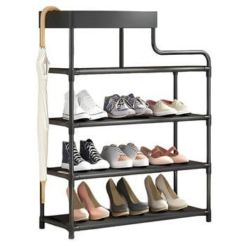 Полка для обуви 5 ярусов Черный (33213) Полка для обуви 5 ярусов Черный (33213)