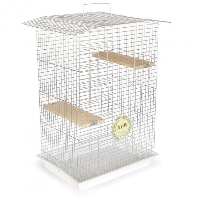 Клітка для гризунів Лори Шиншилла-Люкс 85х56,5х40 см Сріблястий (4820033201856)