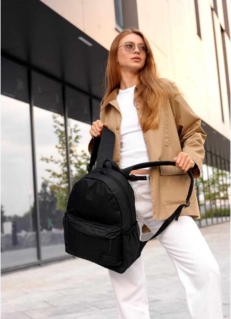 Рюкзак жіночий Sambag Brix PJT Classic 40x27x15 см Чорний (11711065) - фото 5 Рюкзак жіночий Sambag Brix PJT Classic 40x27x15 см Чорний (11711065) - фото 5