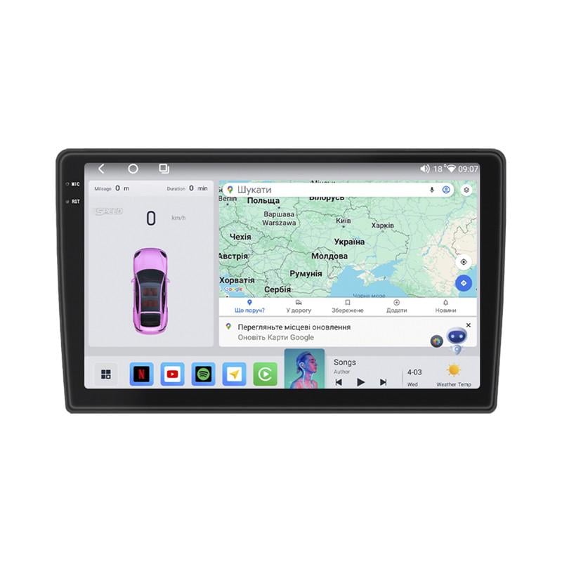 Автомагнитола штатная Lesko для Citroen Jumper II 2006-2011 4/64 QLED CarPlay 4G Wi-Fi GPS Prime 9" (27639493)