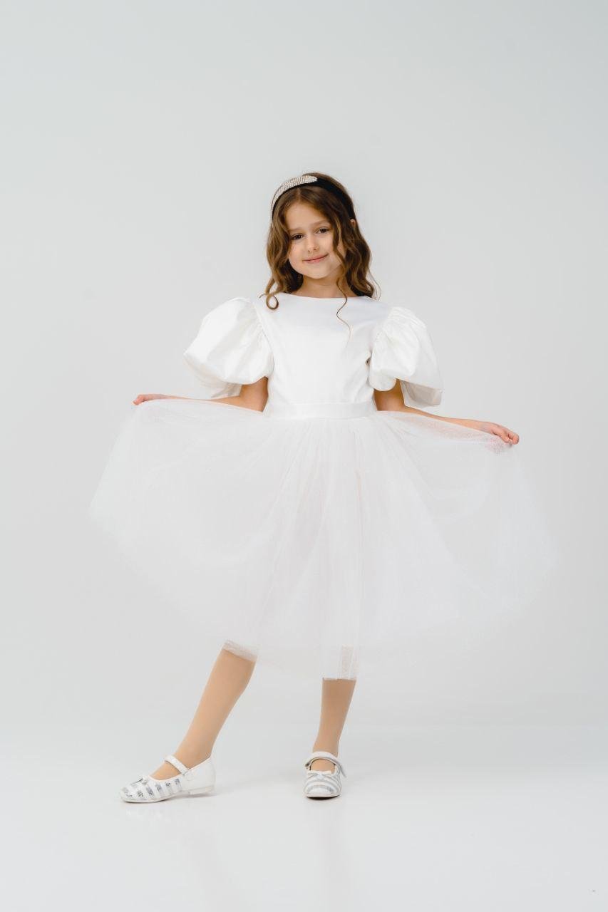 Платье праздничное для девочки 110 см Белый (2360515989)