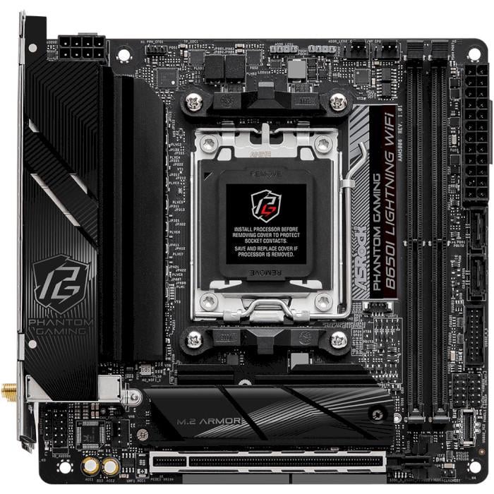 Материнская плата ASRock B650I Lightning WiFi Mini-ITX Black (9bdb4808)