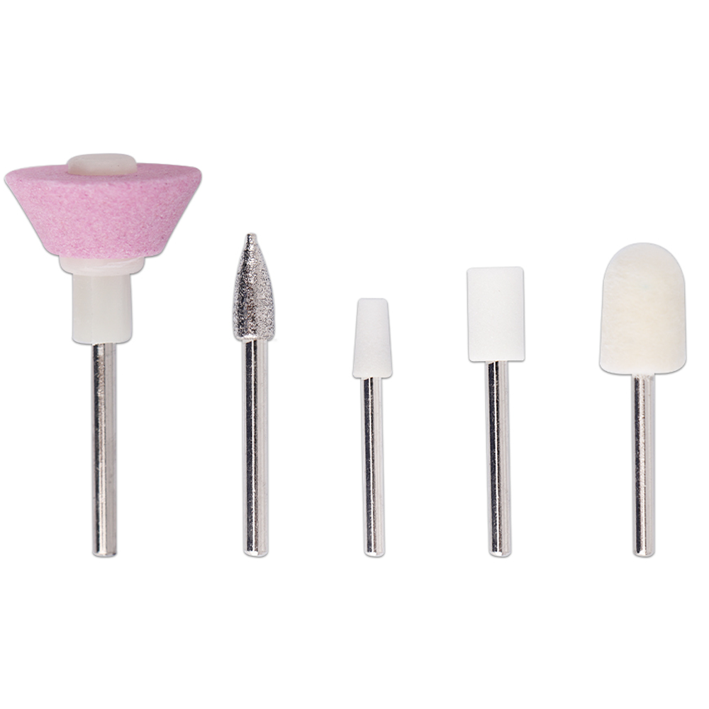 Фрейзер для манікюру Salon Nails портативний з 5-ма насадками (20551) - фото 2