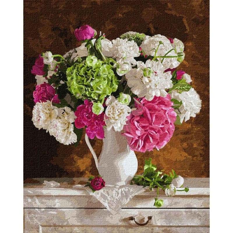 Картина по номерам Идейка КН2953 Нежность в букете 40х50 см (L059587)