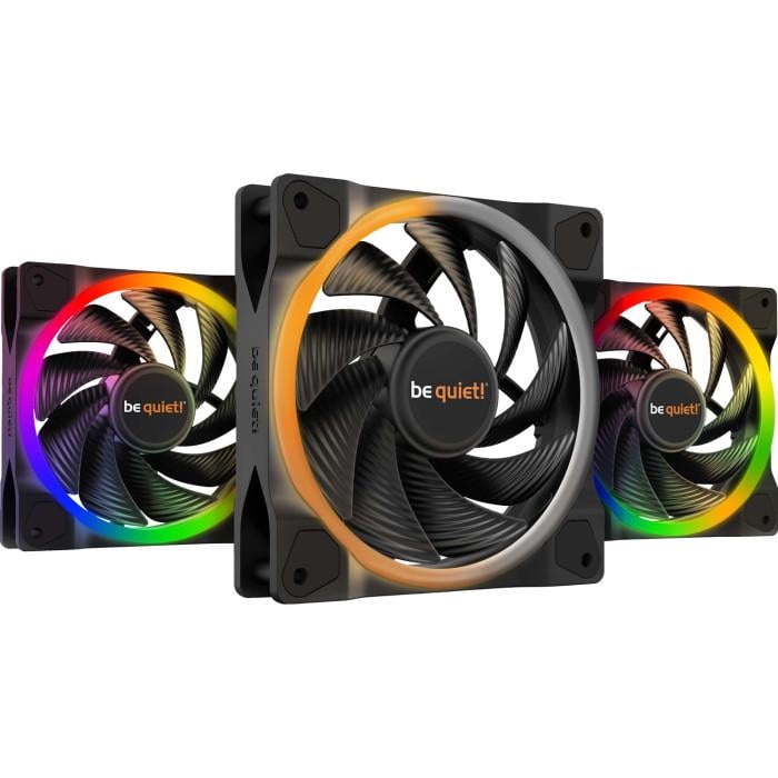 Вентилятор для корпуса be quiet! Light Wings PWM High-Speed 120 мм ARGB 3 Pack Black (BL077)
