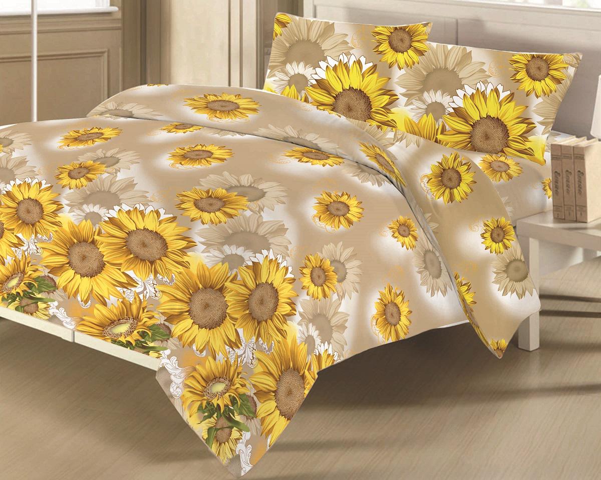 Комплект постельного белья Zastelli 8385 бязь двуспальное 175х210 Коричневый