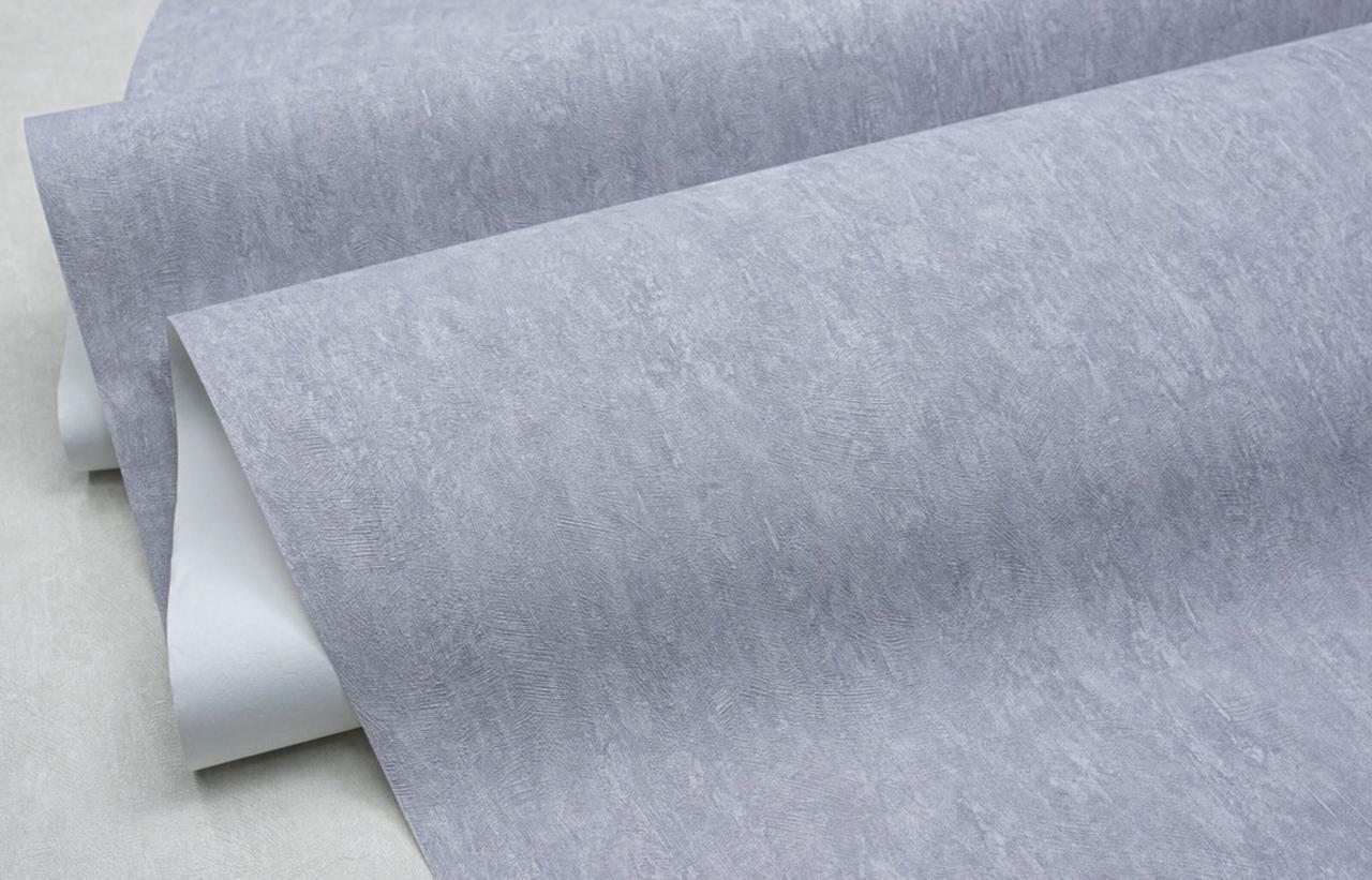 Обои флизелиновые SINTRA Grassland UNI 533352 Фон винил горячего тиснения 1,06х10,05 м Серый