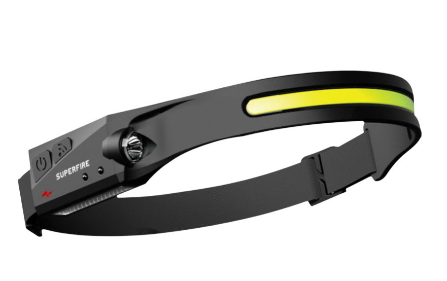 Фонарь налобный SuperFire HL65 с защитой IP44 (2833256301)