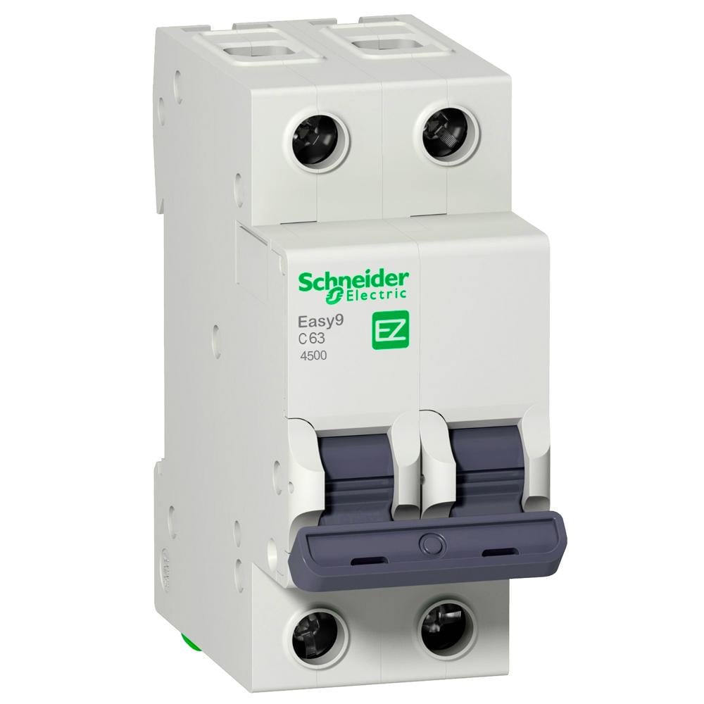 Автоматический выключатель Schneider electric EZ9 2p 63A Easy 9 (EZ9F34263)
