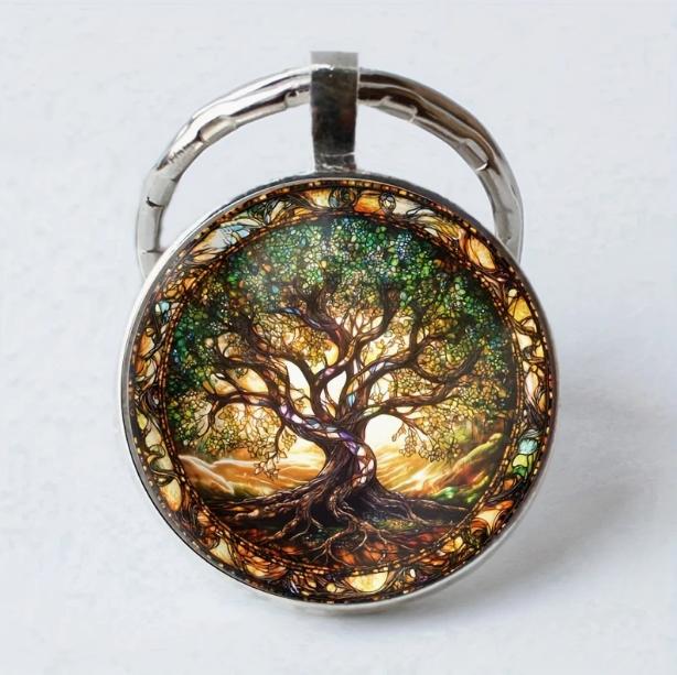 Брелок для ключей Дерево жизни 3х6 см (EG0058-05)