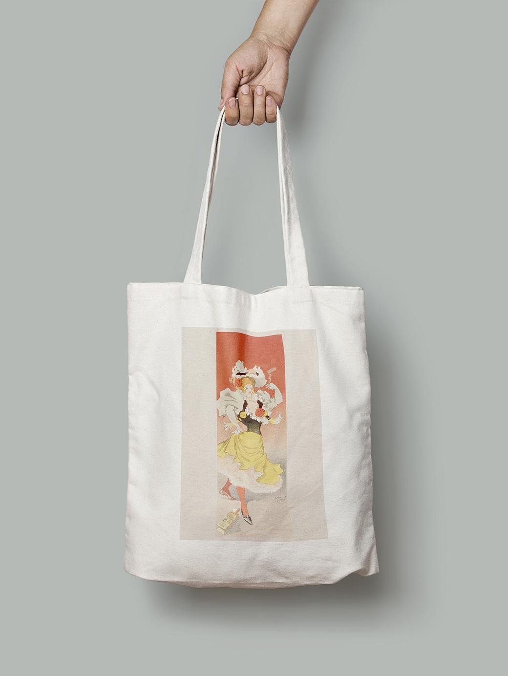 Эко-сумка Танцующая девушка с сигарой шопер (fa02052_Bag)