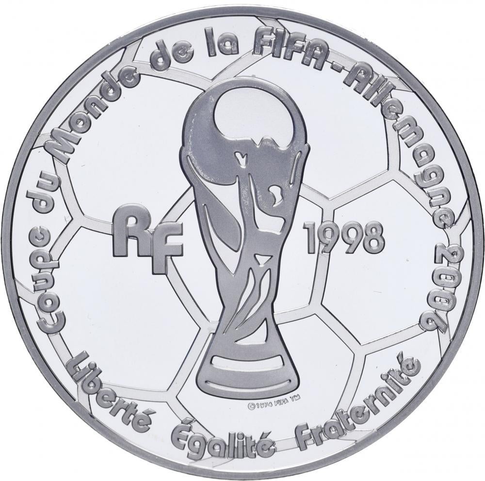 Коллекционная монета Франция 1,5 евро 2005 «Чемпионат мира по футболу в Германии в 2006 году» Серебро Proof (М10249)
