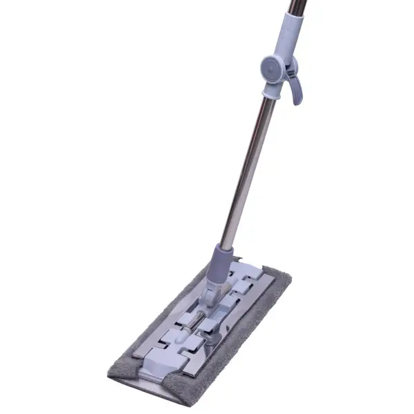 Швабра для пола плоская с телескопической ручкой 130 см и с 2 салфетками из микрофибры Желтый (147-107-HP-35015-35Y ) - фото 3