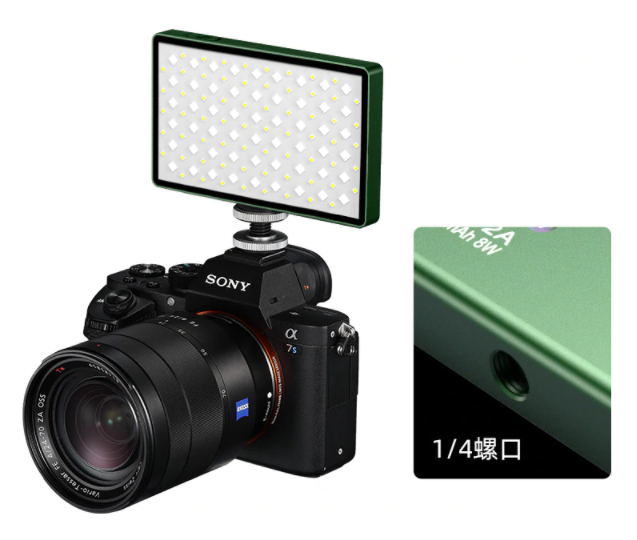 Освітлювач накамерний Soonpho LED P10 RGB 4000 mAh Зелений (27866707) - фото 6