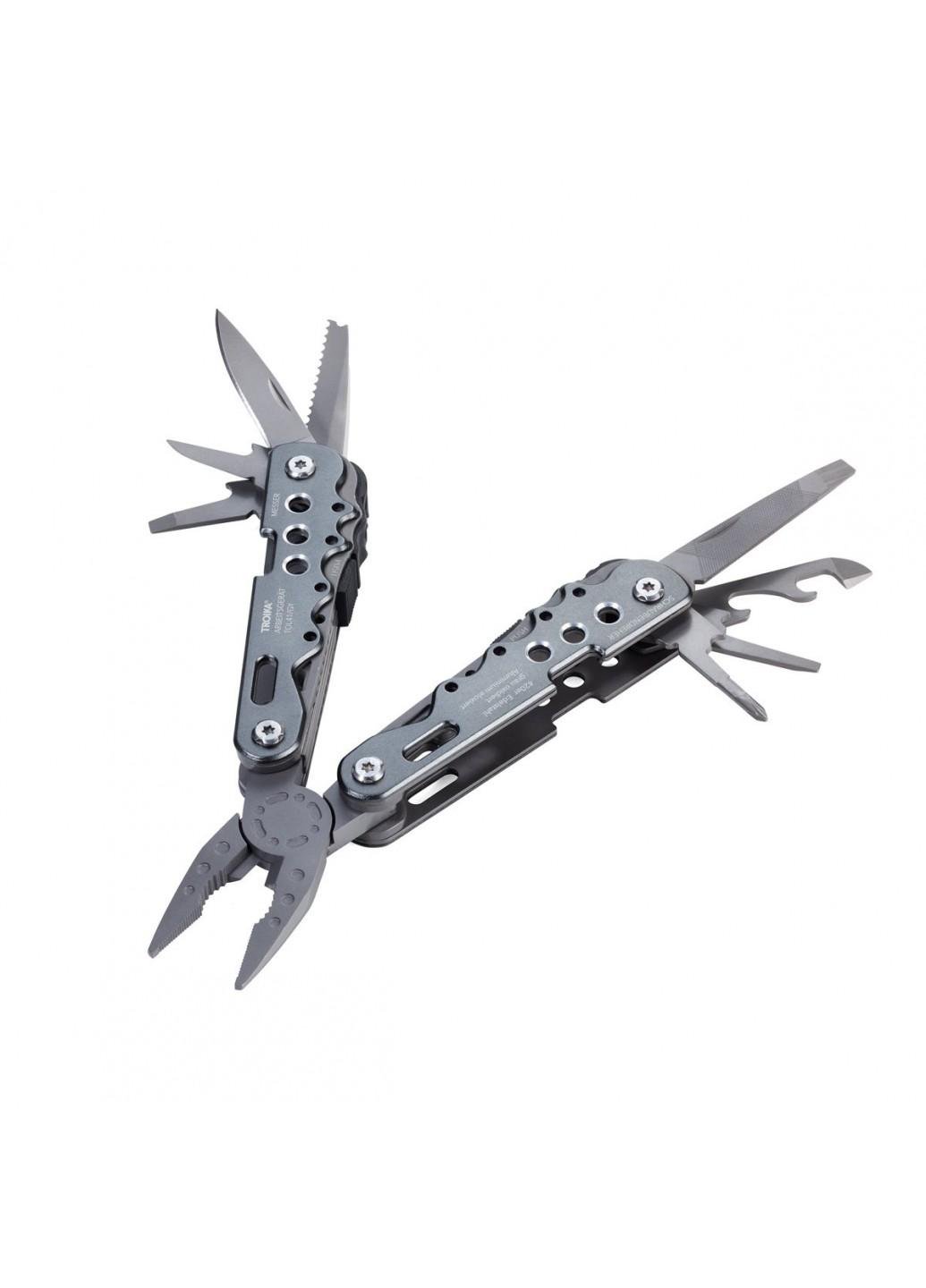 Інструмент багатофункціональний Troika на 10 функцій (TOL41/GY)