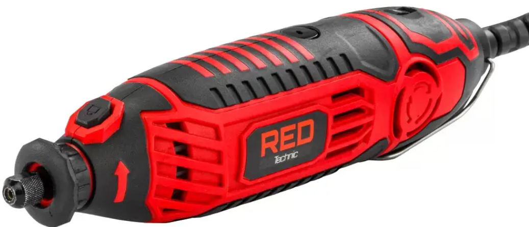 Мінішліфмашина пряма Red Technic RTMST0115 2508099004 з гнучким валом 280 Вт 8000-35000 об/хв