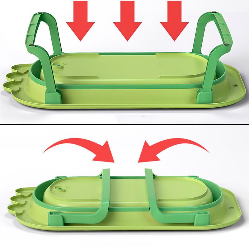 Детская ванночка Bestbaby BH-327 складная Green (1926284372) - фото 3