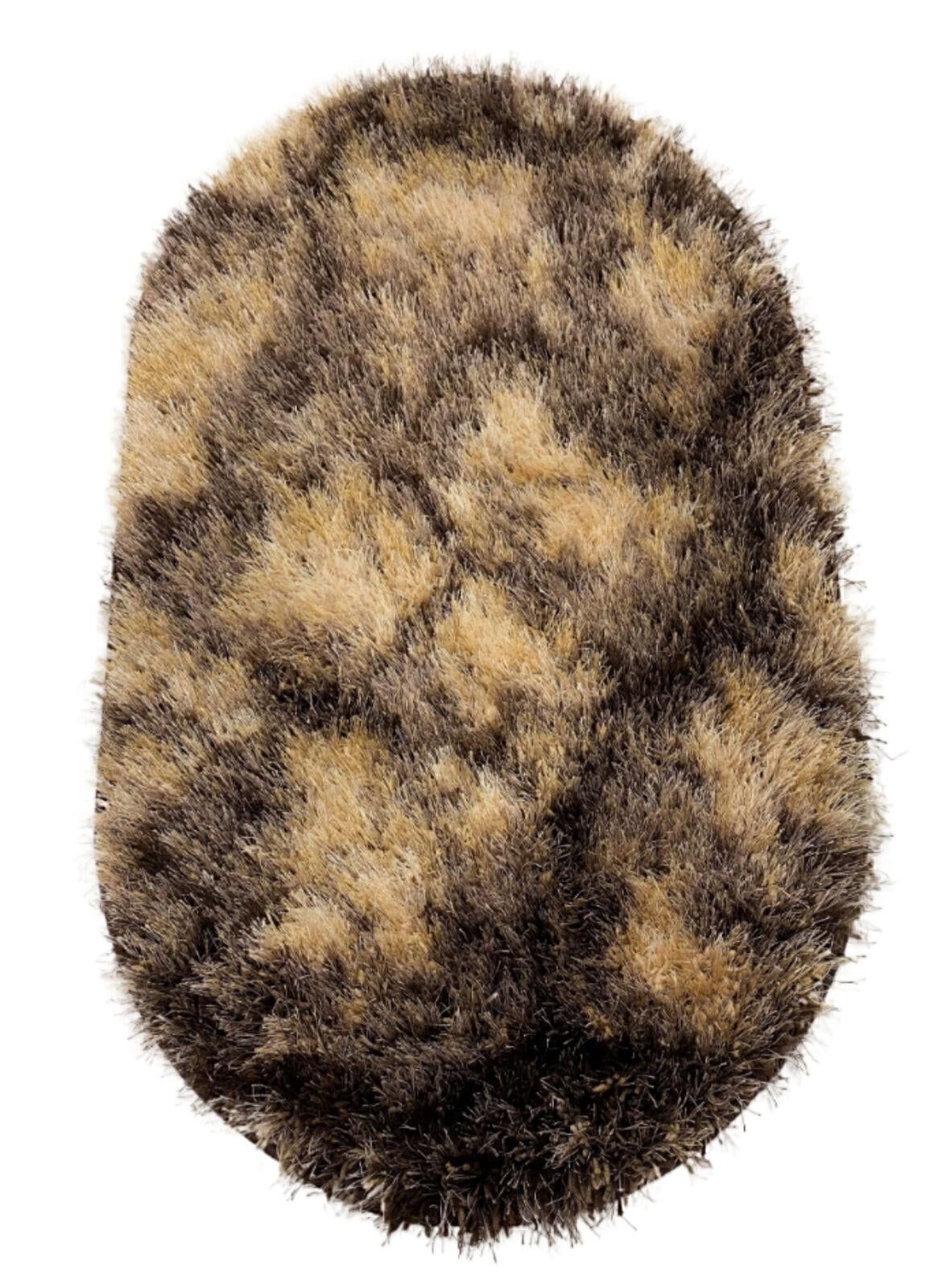 Ковер Defier 3428 2х3 м Dark Brown/Oval (5177-38)