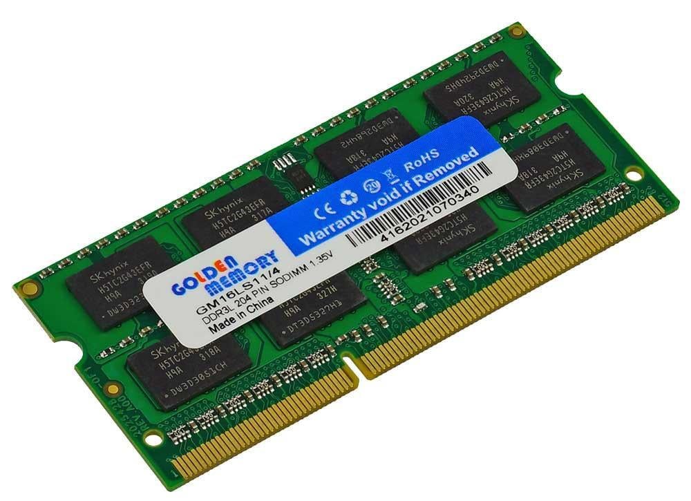 Оперативная память Golden Memory SODIMM DDR3L 4GB 1600MHz, PC3L-12800s, 1.35V (GM16LS11/4) Оперативная память Golden Memory SODIMM DDR3L 4GB 1600MHz, PC3L-12800s, 1.35V (GM16LS11/4)