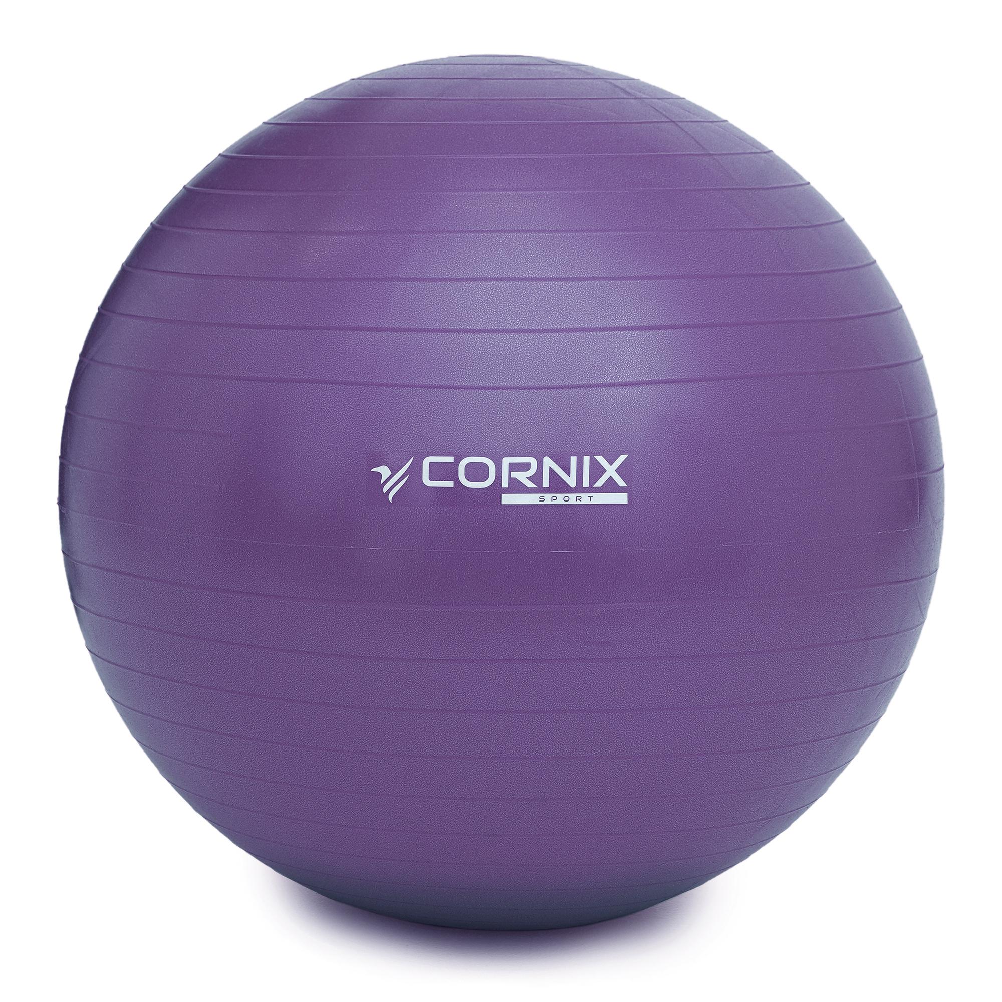 М'яч для фітнесу Cornix Anti-Burst XR-0027 75 см Violet - фото 3