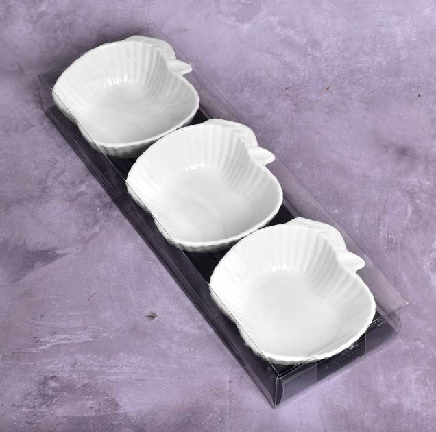 Соусники фарфоровые 28x9,5x3,5 см 3 шт. (AN012995)