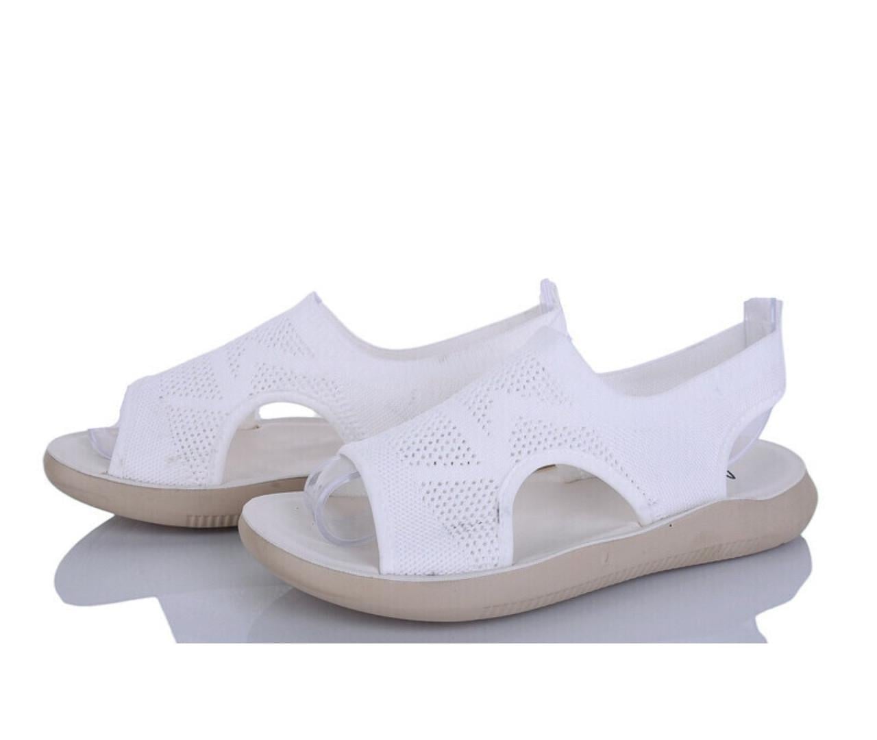 Босоножки женские Minghong 77332/41 р. 41 26,2 см Белый