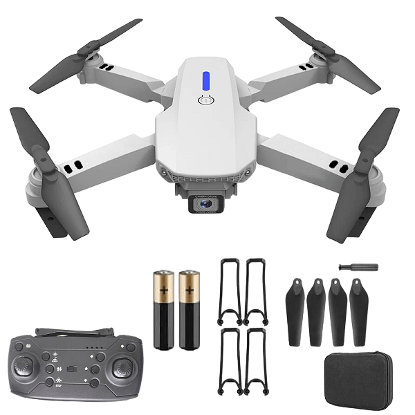 Квадрокоптер RC E88 PRO 2023 4K та HD камери Gray (d191)