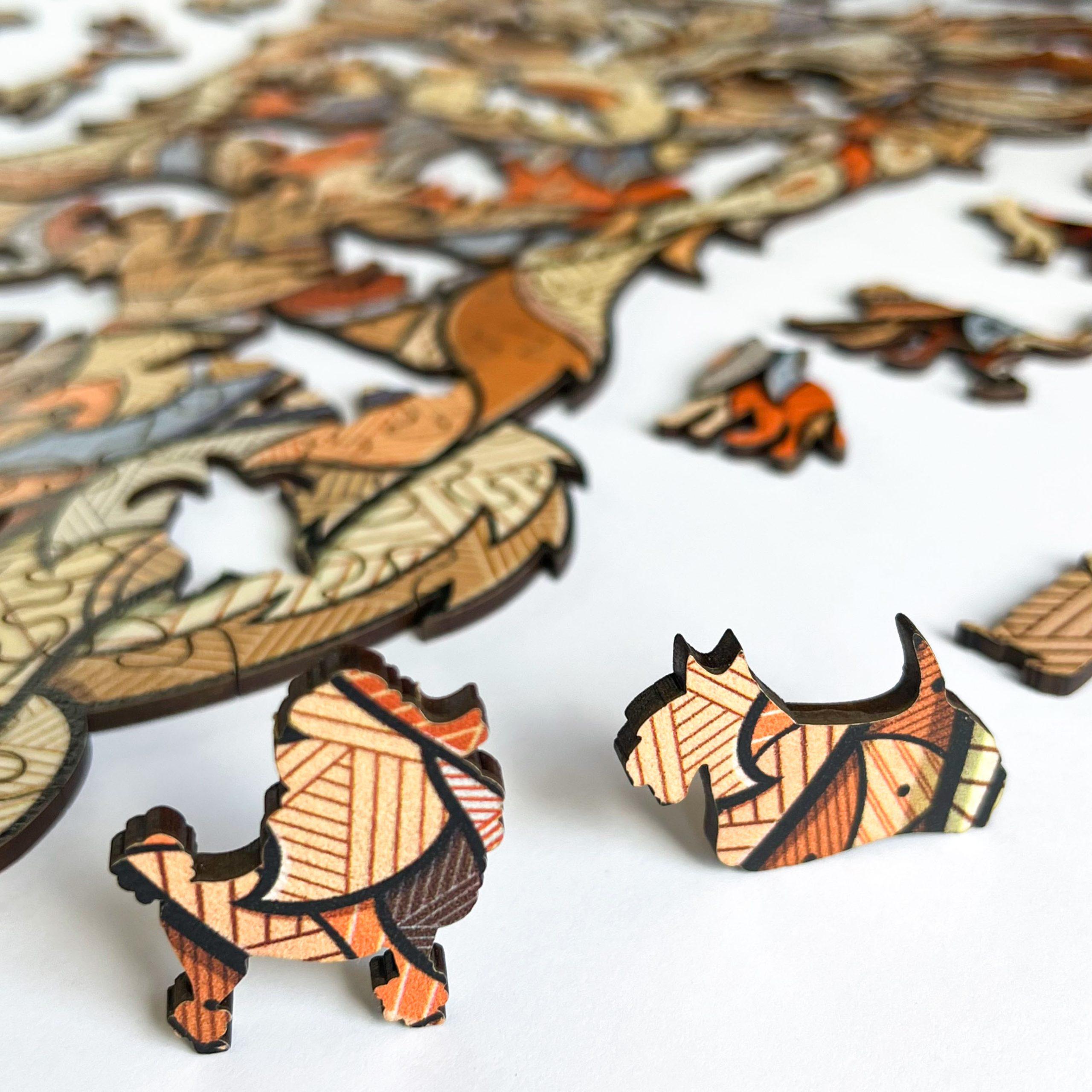 Пазл дерев'яний THEGRAVIX Чіхуахуа фігурний (28158057) - фото 4 Пазл дерев'яний THEGRAVIX Чіхуахуа фігурний (28158057) - фото 4