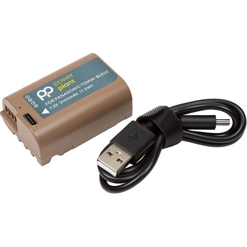 Аккумулятор Power Panasonic TDMW-BLK22 2400mAh с кабелем Type-C Аккумулятор Power Panasonic TDMW-BLK22 2400mAh с кабелем Type-C