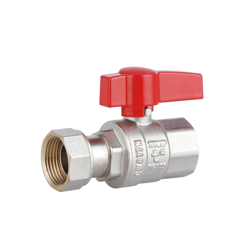 Кран шаровой прямой Thermo Alliance Standart 3/4"ВВ с накидной гайкой (SD00054684)