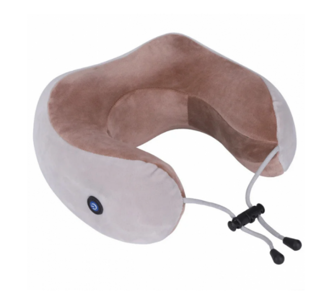 Подушка для шеи U-Shaped Massage Pillow с подогревом