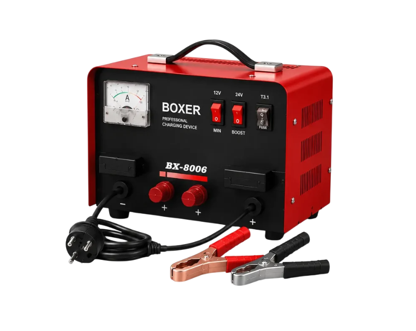 Зарядное устройство автомобильное BOXER BX-8006 12/24 В для аккумуляторов 20–120 А/час (BX-8006) Зарядное устройство автомобильное BOXER BX-8006 12/24 В для аккумуляторов 20–120 А/час (BX-8006)