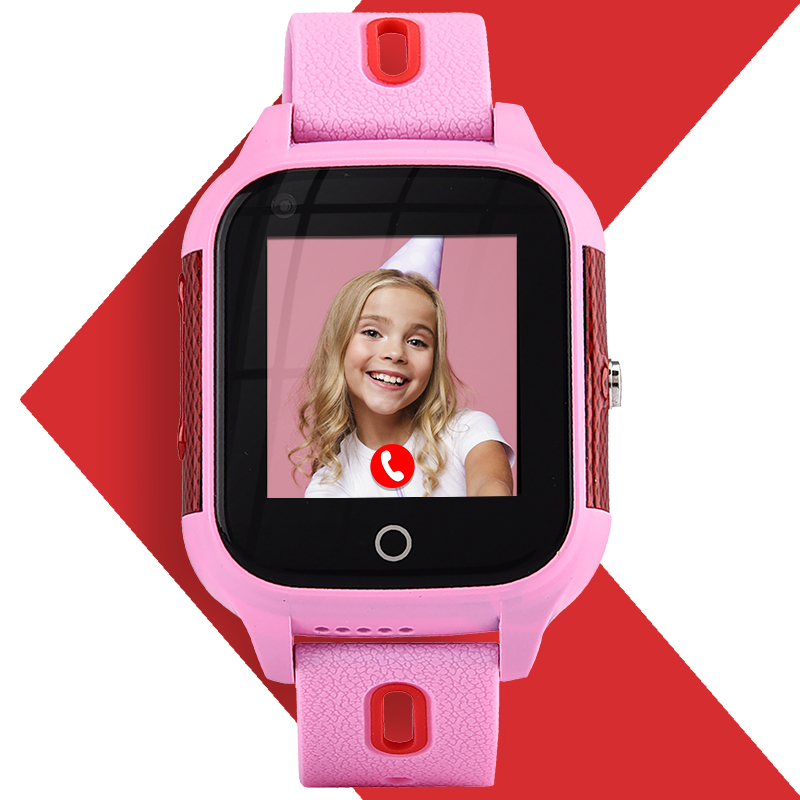 Смарт-часы детские Jetix DF100 с GPS Pink (40002) - фото 6