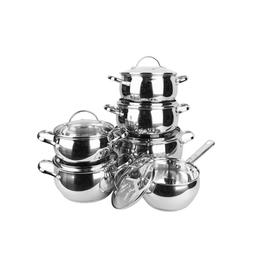 Набор посуды Maestro нержавеющая сталь 12 пр.