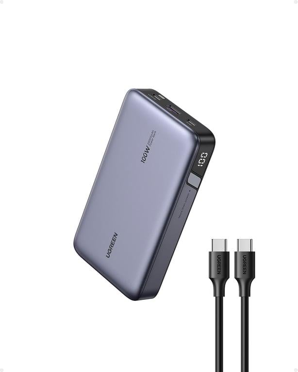 Повербанк Ugreen PB720 20000 mAh 100W Grey (25188) - фото 2