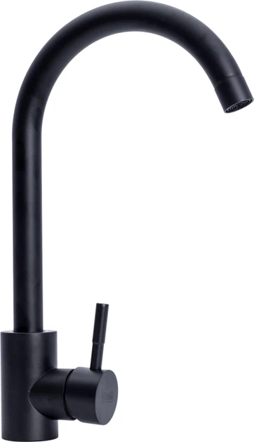 Смеситель кухонный для мойки Черный (1011)