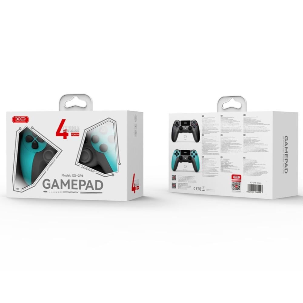 Геймпад игровой XO GP6 Bluetooth + проводной с 6-Axis Sensor Android/PC/Ps4/Ps3 3,7V 600 mAh Mint (2da9040c) - фото 7 Геймпад игровой XO GP6 Bluetooth + проводной с 6-Axis Sensor Android/PC/Ps4/Ps3 3,7V 600 mAh Mint (2da9040c) - фото 7